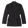 Jaqueta com cintura ajustada «Black» 773357TNT391000