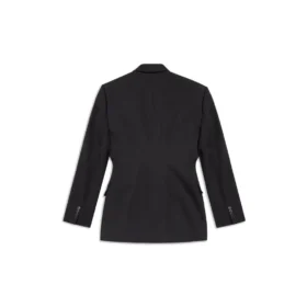Jaqueta com cintura ajustada «Black» 773357TNT391000