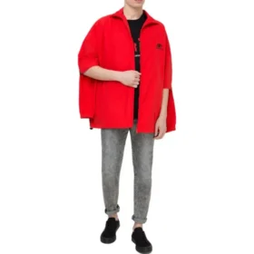 Jaqueta com fecho de correr e mangas duplas «Red» 602278TG0116010 Jaqueta com fecho de correr e mangas duplas «Red» 602278TG0116010