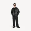 Jaqueta com fecho Nano BB para homem, em preto