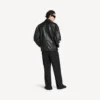Jaqueta com fecho Nano BB para homem, em preto