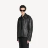 Jaqueta com fecho Nano BB para homem, em preto
