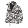 Jaqueta com ombros à mostra Balenciaga FW21 para homem, cinzento, 663004TKLD41240