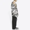Jaqueta com ombros à mostra Balenciaga FW21 para homem, cinzento, 663004TKLD41240