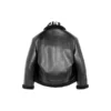 Jaqueta de aviador em pele Cocoon «Preto» 646456TKS311069