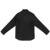 Jaqueta de camisa de lã «Preto» 704451TIT221000