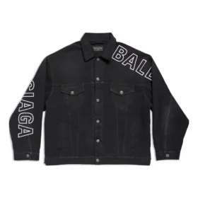 Jaqueta de corte largo «Preto» 767949TNW111672