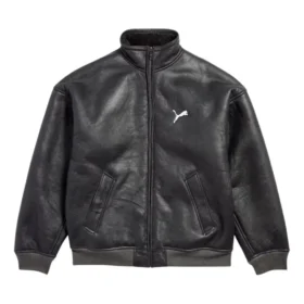 Jaqueta de couro Balenciaga x Puma «Anthracite» 850021TTS071140