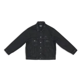 Jaqueta de Denim 3B Sports Icon, corte largo, «Preto» 704298TBP471029