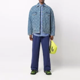 Jaqueta de Denim acolchoada de tamanho grande «Azul» 646923TDW154762