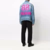 Jaqueta de Denim com efeito spray BB, corte largo «Electric Blue Fuchsia» 678354TCW030406