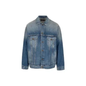 Jaqueta de Denim com emblema nas costas «Blue» 697781TBP484455