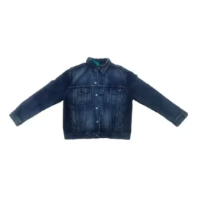 Jaqueta de Denim com logótipo nas costas «Blue» 557351TBP484009