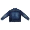 Jaqueta de Denim com logótipo nas costas «Blue» 557351TBP484009