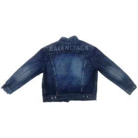 Jaqueta de Denim com logótipo nas costas «Blue» 557351TBP484009