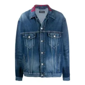 Jaqueta de Denim com logótipo no pescoço «Azul» 571324TCW032340 Jaqueta de Denim com logótipo no pescoço «Azul» 571324TCW032340