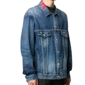 Jaqueta de Denim com logótipo no pescoço «Azul» 571324TCW032340 Jaqueta de Denim com logótipo no pescoço «Azul» 571324TCW032340