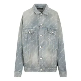 Jaqueta de Denim, corte largo «Índigo japonês claro» 719319TNW553221