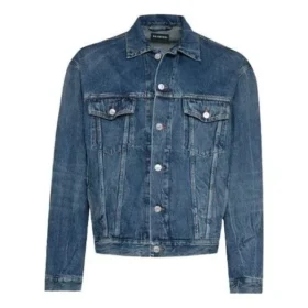 Jaqueta de Denim de corte largo «Blue» 643398TJW214254 Jaqueta de Denim de corte largo «Blue» 643398TJW214254