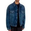 Jaqueta de Denim de corte largo «Blue» 643398TJW214254