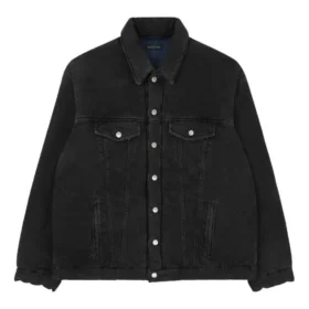 Jaqueta de Denim japonês acolchoada «Preto» 681689TIWA21440