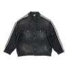 Jaqueta de Denim oversized Balenciaga x adidas «Preto» 724775TNW541129