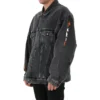 Jaqueta de Denim oversized da Metallica «Washed Black Orange» 694504TBP471055