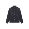 Jaqueta de Denim oversized «Washed Black White» da Cities Paris 690198TBP479034