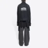 Jaqueta de Denim oversized «Washed Black White» da Cities Paris 690198TBP479034