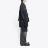 Jaqueta de Denim oversized «Washed Black White» da Cities Paris 690198TBP479034