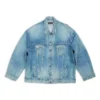 Jaqueta de Denim rasgada «Blue» 727840TNW014268