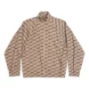 Jaqueta de fato de treino BB Monogram, corte regular «Beige Brown» 704495TML369378