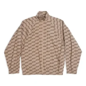 Jaqueta de fato de treino BB Monogram, corte regular «Beige Brown» 704495TML369378 Jaqueta de fato de treino BB Monogram, corte regular «Beige Brown» 704495TML369378