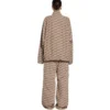 Jaqueta de fato de treino BB Monogram, corte regular «Beige Brown» 704495TML369378