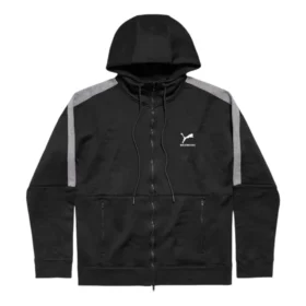 Jaqueta de fato de treino com capuz Balenciaga x Puma «Preto Cinza Escuro Mesclado» 846912TTVB41065 Jaqueta de fato de treino com capuz Balenciaga x Puma «Preto Cinza Escuro Mesclado» 846912TTVB41065