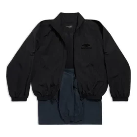 Jaqueta de fato de treino com remendos «Black» 770500TNQ251000 Jaqueta de fato de treino com remendos «Black» 770500TNQ251000