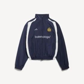 Jaqueta de fato de treino de futebol para homem em azul marinho Jaqueta de fato de treino de futebol para homem em azul marinho