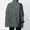 Jaqueta de fato de treino em nylon xadrez «Preto» 571439TEM181070