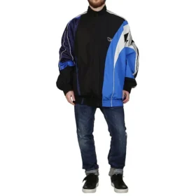 Jaqueta de fato de treino Split «Black Blue» 658951TYB181000
