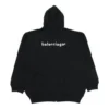 Jaqueta de manga comprida com fecho de correr Balenciaga SS21 para homem, preto, 641659TIV551070
