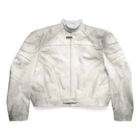 Jaqueta de motociclista Oversized «Branco» 744983TOS149012