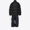 Jaqueta de penas acolchoada oversized «Black» 682695TLO061000