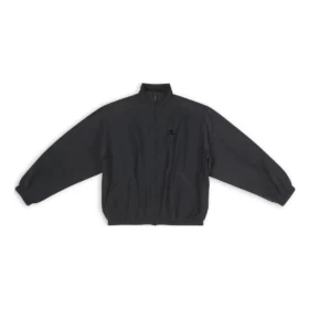 Jaqueta de treino desportivo oversized em nylon «Preto» 706440TKO481000