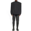 Jaqueta de treino desportivo oversized em nylon «Preto» 706440TKO481000