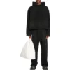 Jaqueta de vestir por cima da cabeça «Black Soft Denim» 719313TNW541129