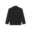 Jaqueta grande de malha retro Balenciaga FW21 para homem, preto 662388TAV041000