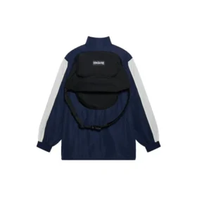 Jaqueta larga com logótipo FW21 Unissexo Azul-marinho 663065TKO484063