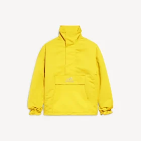 Jaqueta masculina «Bodies» com meio fecho de correr, em amarelo