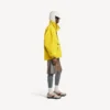 Jaqueta masculina «Bodies» com meio fecho de correr, em amarelo