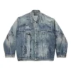 Jaqueta Oversized Graffiti «Azul Claro» 745048TNW014012